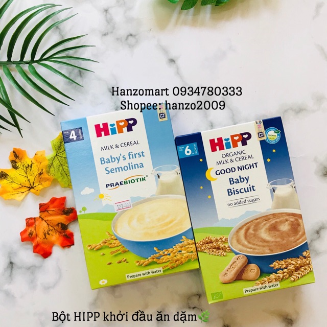 Bột Ăn Dặm Cho Bé/Bột Hipp Ăn Dặm Đủ Vị