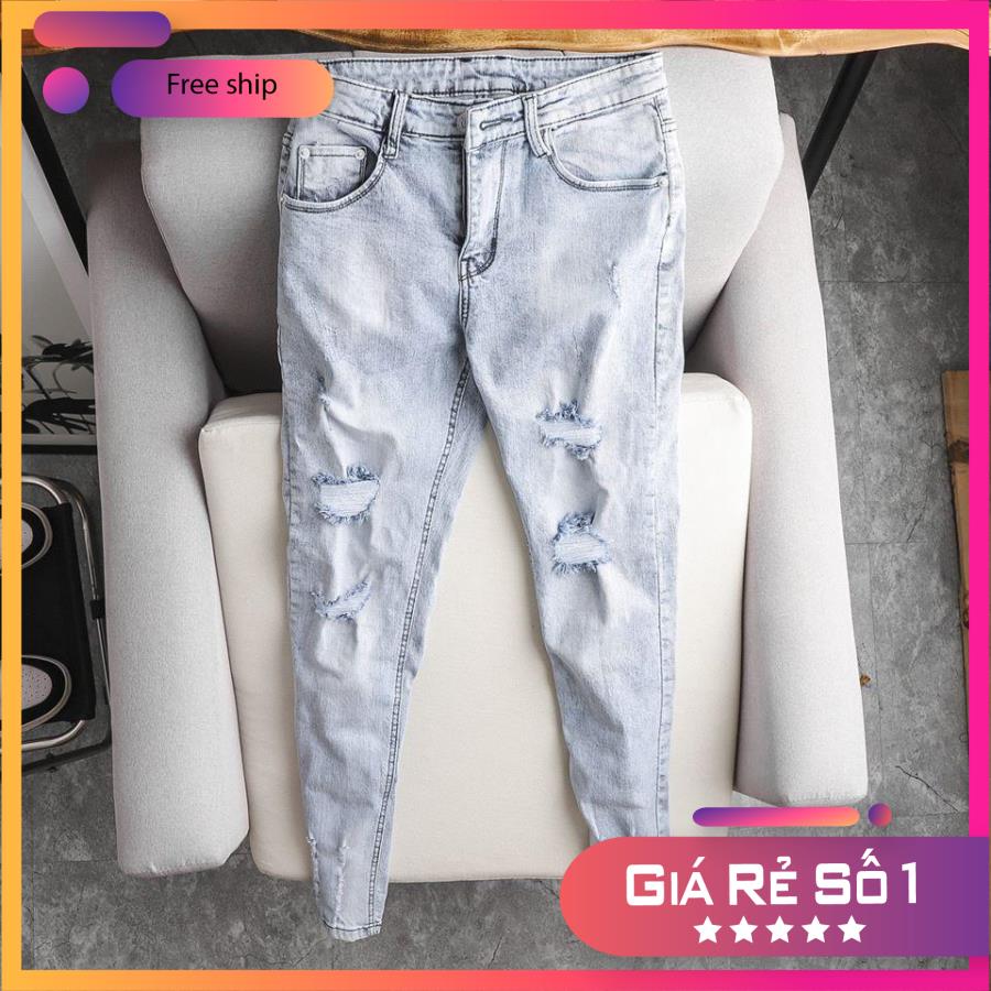 Quần jean nam, quần bò nam MTSHOP cao cấp hot trend,form slimfit ,chất liệu dầy dặn, kiểu dáng trẻ trung, phù hợp với mọi độ tuổi XH361