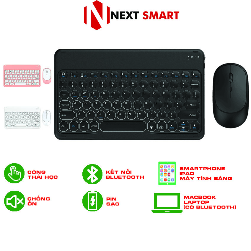 Bàn phím chuột bluetooth
