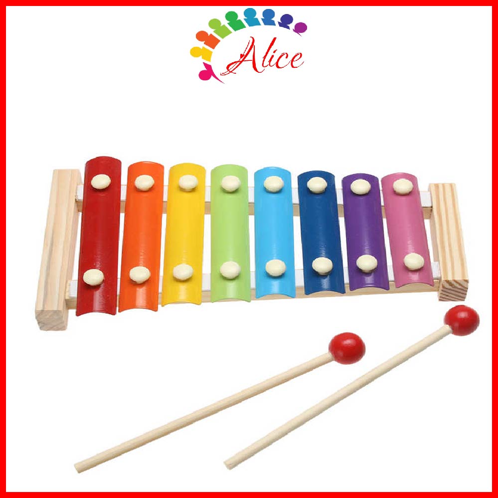 [HCM]Nhạc cụ Đàn Gõ Xylophone 8 Thanh - Đồ chơi thông minh cho bé
