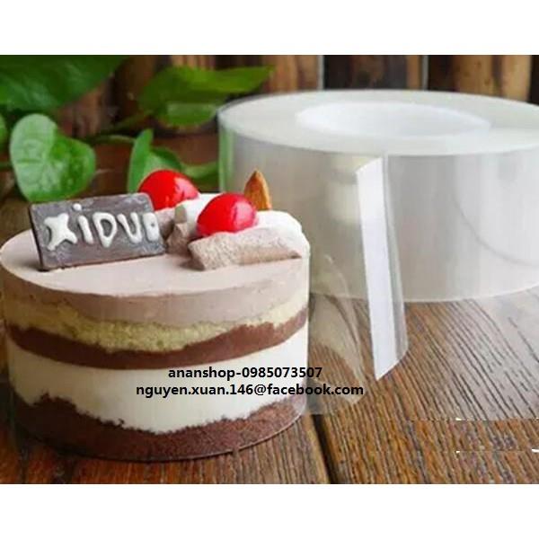 Hot-selling household goods Cuộn Mica bọc thành bánh Mousse (từ 5cm - 12cm)