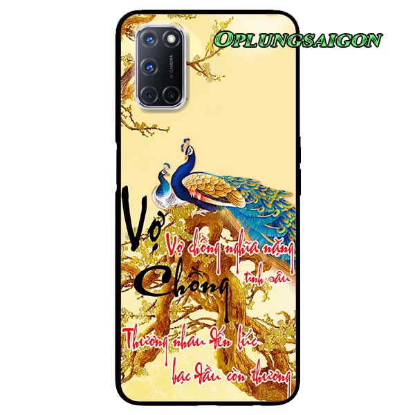 [HCM]Ốp Cường Lực Dẻo Đen Dành Cho Oppo A52 - A72 - A92 Mẫu Vợ Chồng Nghĩa Nặng