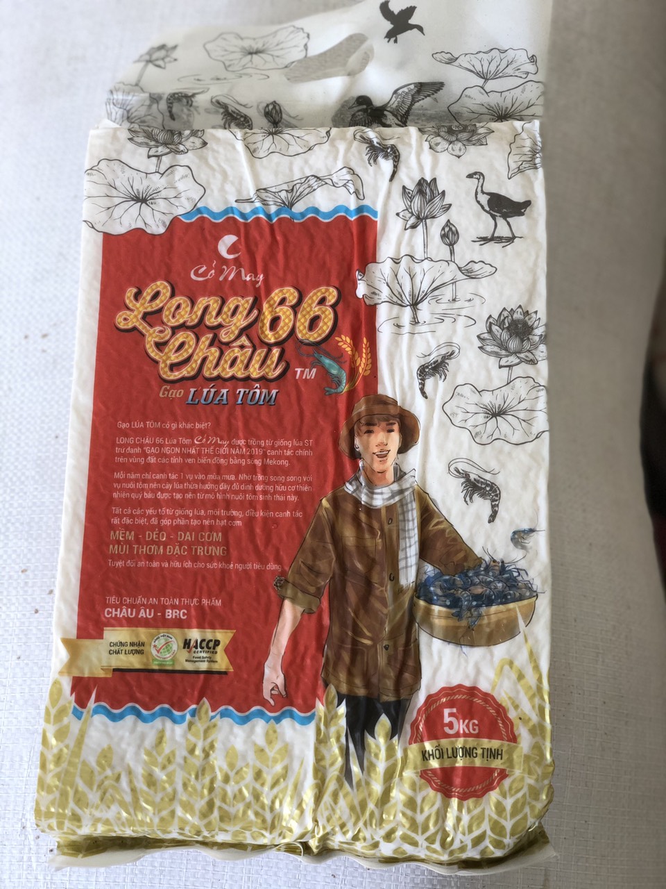 Gạo long châu 5 ký