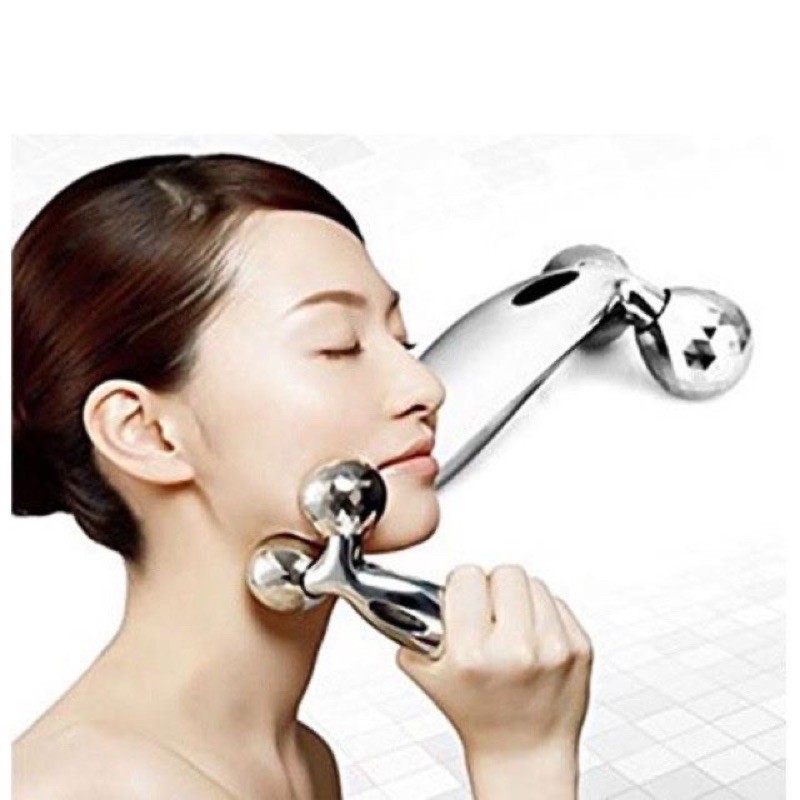 Lăn massage mặt 3d vline nâng cơ