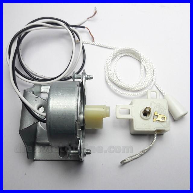 [Combo] motor chuyển hướng quạt ( Bát + motor + cục nhựa + công tắc chuyển hướng ) - Điện Việt