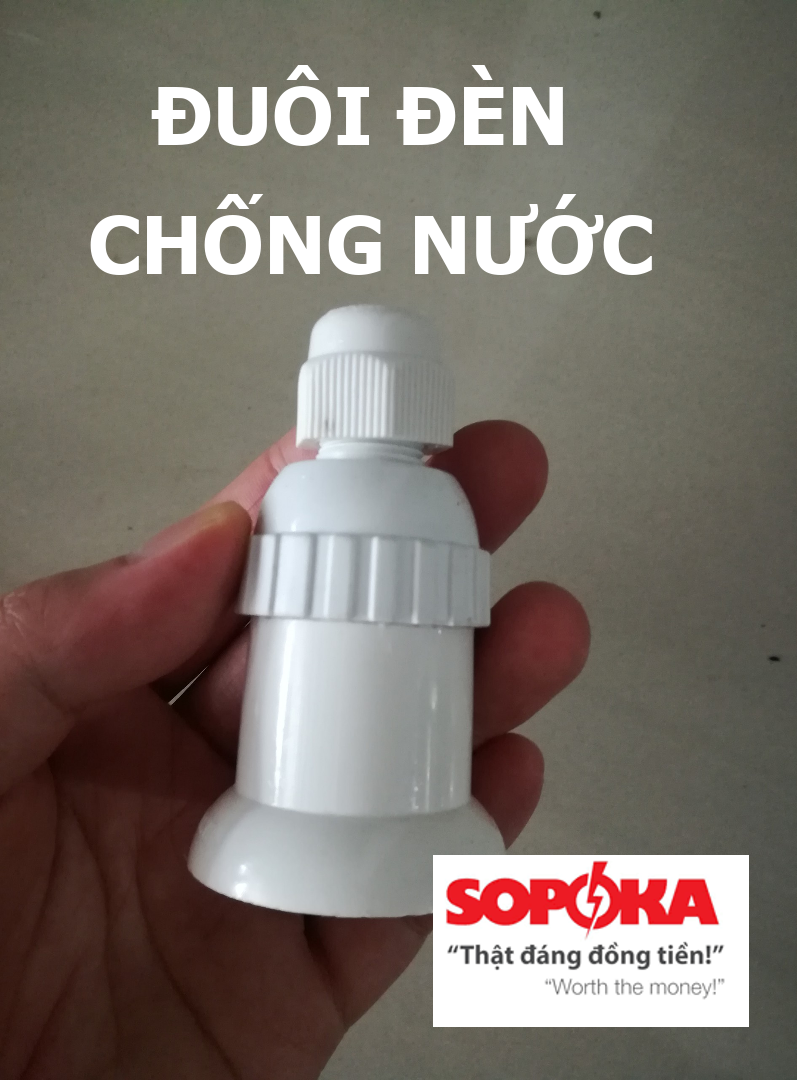 Đuôi đèn chịu mưa SOPOKA chống thấm, an toàn