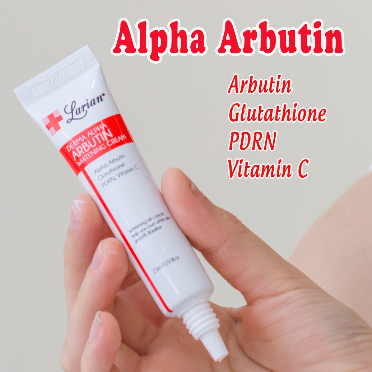 Kem trị nám làm trắng sáng, đồng đều màu da "Alpha Arbutin Larian Hàn Quốc"