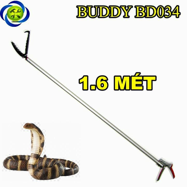 Cây bắt rắn 1.6 mét buddy bd034 đài loan - gậy bắt rắn chất lượng cao an toàn cho người sử dụng