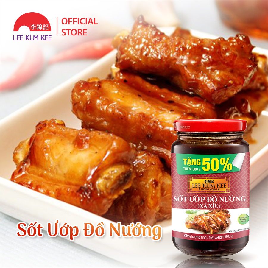 Xốt ướp đồ nướng Lee Kum Kee BBQ Charsiu Sauce 900g (600g + Free 300g)