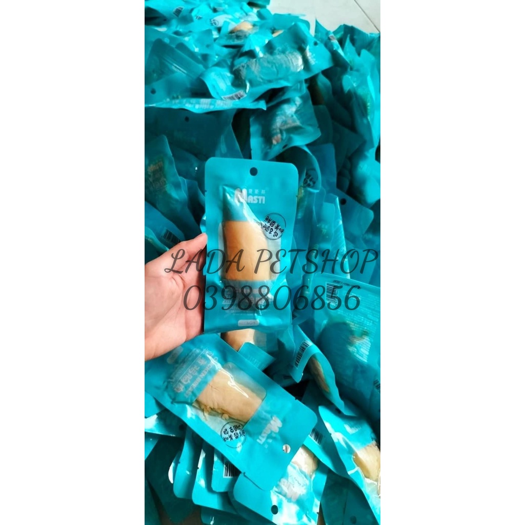 Ức gà hấp Masti gói 40gram cho chó và mèo