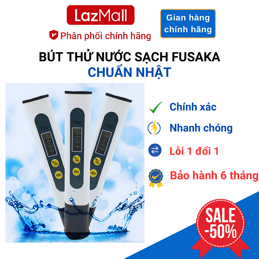 Check King LazMall Bút Thử Nước Sạch FUSAKA Nhật Bản,Bút TDS, Kiểm Tra Chất Lượng Nước Bút Đo Nước Sạch TDS, Bút Thử Nước Sạch Của Nhật Fusaka Chính Hãng, Kiểm Tra Chất Lượng Nước Sinh Hoạt, Nước Uống, Làm Thủy Nông