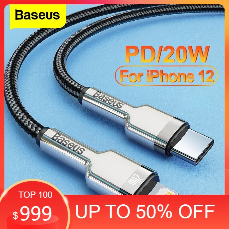 Cáp sạc nhanh pd type c to lightning baseus metal pd 0.25m - 2 m hshop365 abshop365 abshop hshop abshop