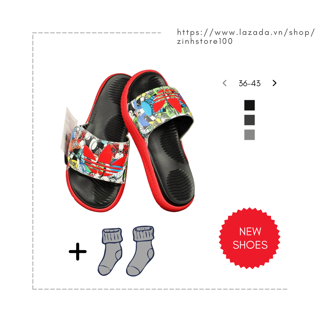 Dép Quai Dán Adidas Alphabounce Đỏ Galaxy Mẫu Mới 2021 - ZinhStore100