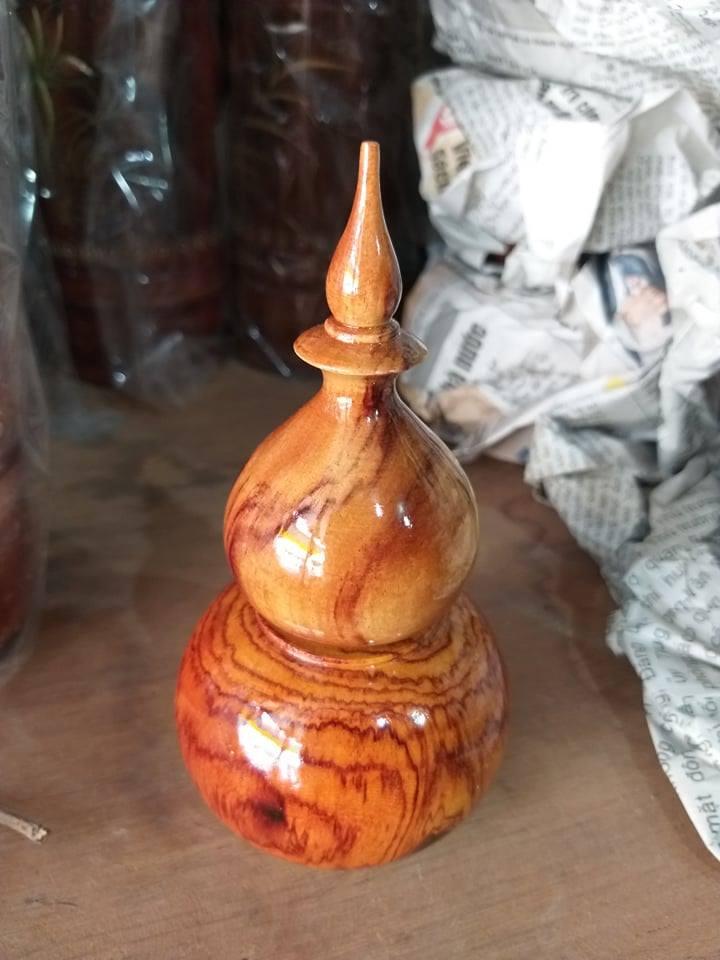 Hủ đựng tăm gỗ trắc