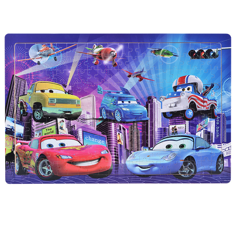 Tranh ghép hình gỗ bộ xếp hình 200 mảnh rèn tư duy nhiều chủ đề cho Bé