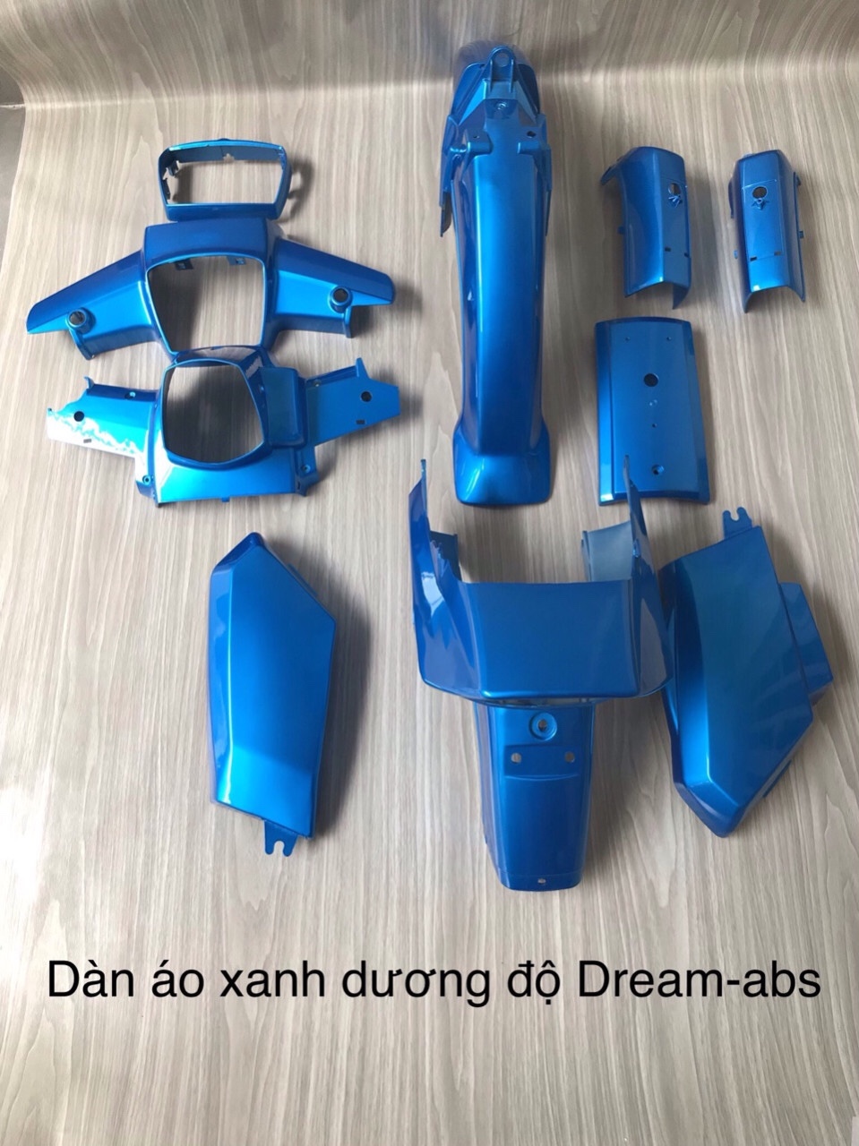 BỘ DÀN ÁO ĐỘ MÀU XANH DƯƠNG NHỰA CAO CẤP CHO DREAM CÁO NHƯ DREAM II,SUPER DREAM,DREAM TRUNG QUỐC LÊN ZIN KHÔNG CHẾ CHÁO