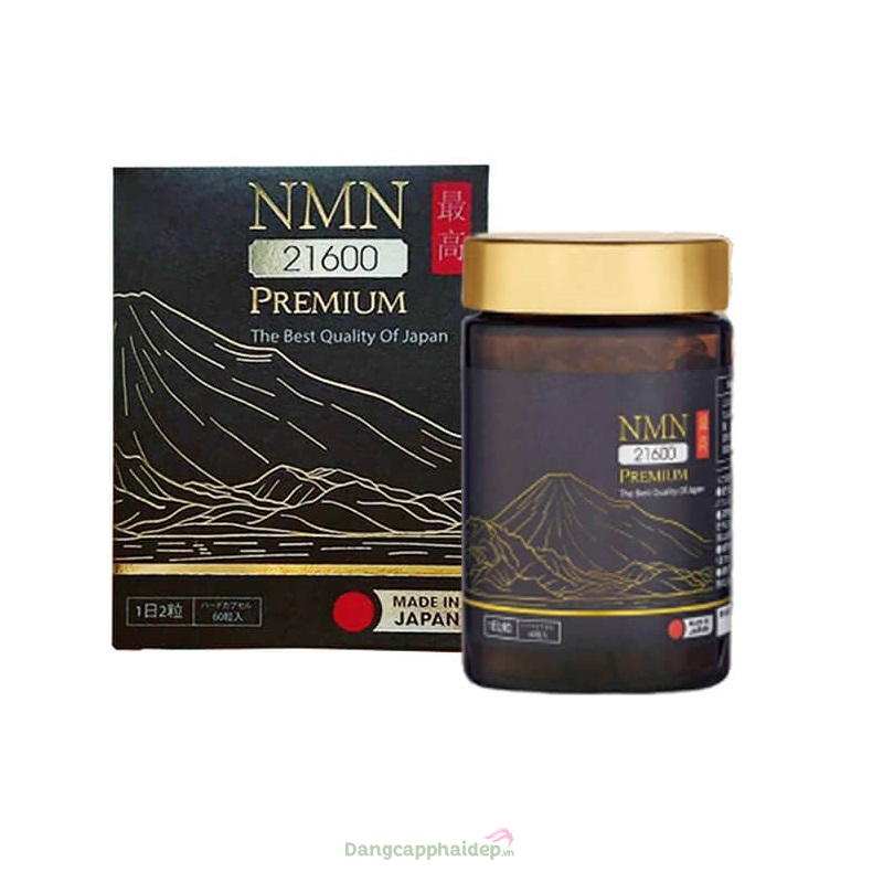 Viên uống nmn premium 21600 nhật bản 60 viên hỗ trợ trẻ hoá làn da