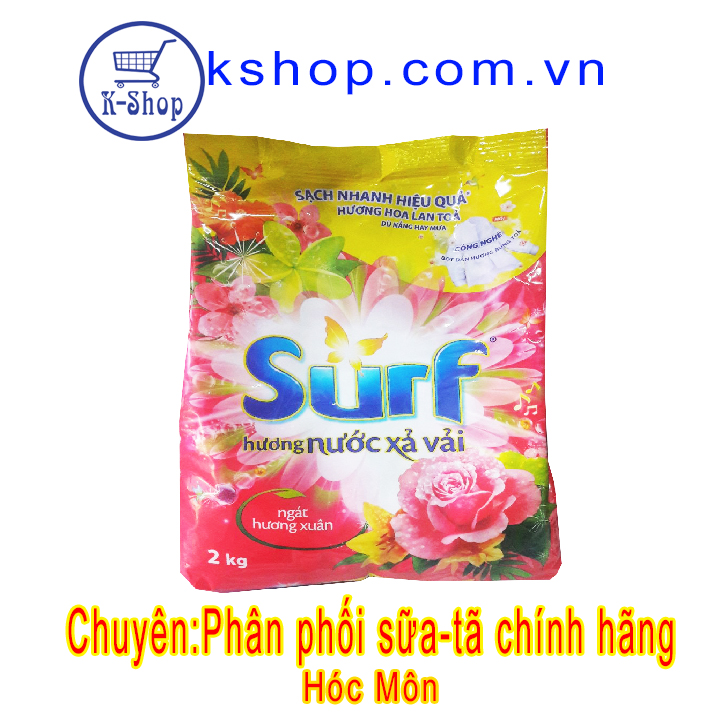 Bột Giặt Surf hương nước xả vải 2kg