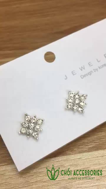 Khuyên tai nụ, bông tai đá nhỏ xinh đeo tai dành cho nữ M03