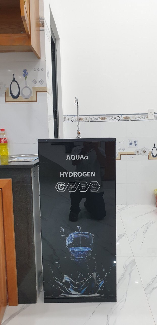 [Voucher 7% Max 800K] Máy Lọc Nước RO AQUAgi Tủ Đứng, 9 Cấp Lọc, Công Suất 15L/h