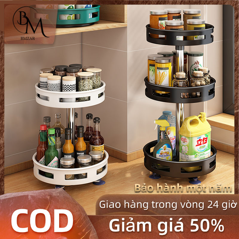 BMZAR Để Bàn Nhà Bếp Góc Đựng Kệ Gia Vị.kệ đựng gia vị nhà bếp.kệ đựng gia vị Đồ Dùng Nhà Bếp Phong Cách Scandinavia Kệ gia vị xoay Kệ Gia Vị Đa Năng,Tiện Gọn