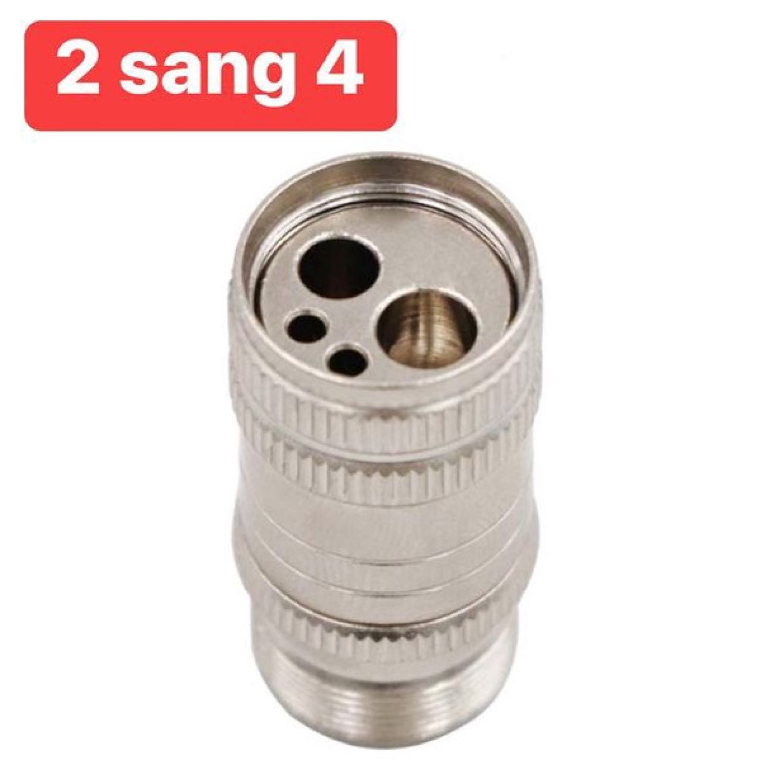 Đầu chuyển đổi tay khoan nha khoa từ 2 lỗ sang 4 lỗ ,Dùng cho ghế nhật Osada