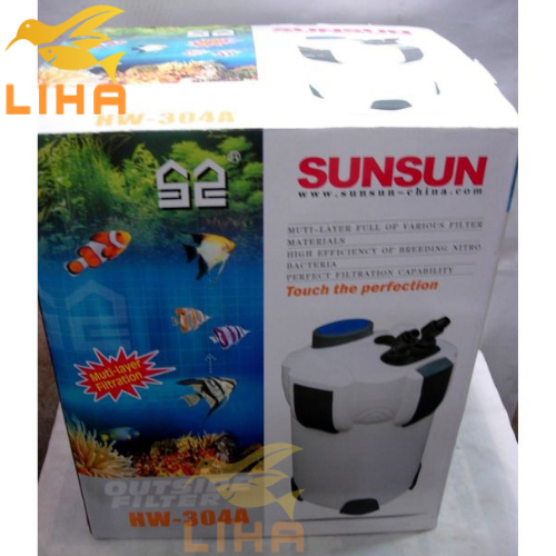 Lọc thùng sunsun hw304a - máy lọc thùng bể cá thủy sinh