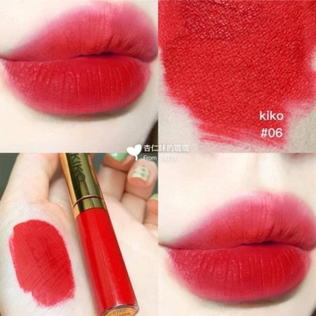 Son 2 đầu siêu lì Kiko Sicilian Notes Liquid Lip Colour Duo: 1 đầu son lì và 1 đầu son bóng