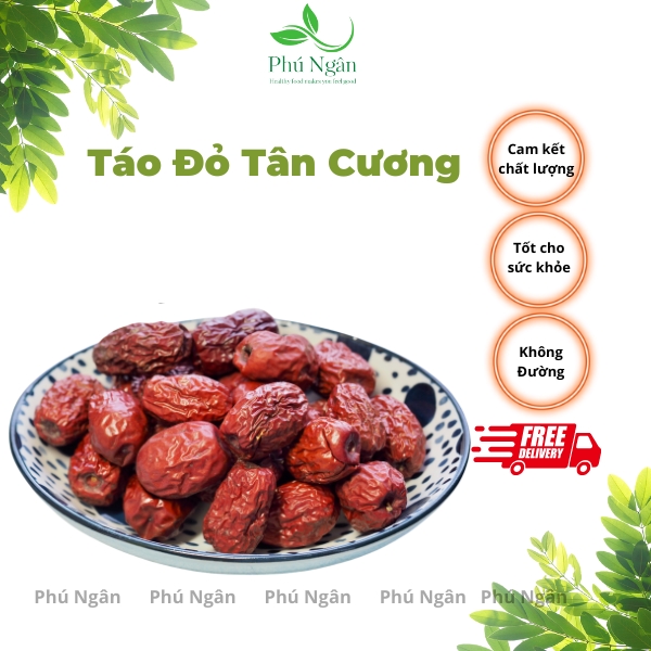 [HCM]Táo đỏ khô Tân Cương - hộp 250gr/500gr
