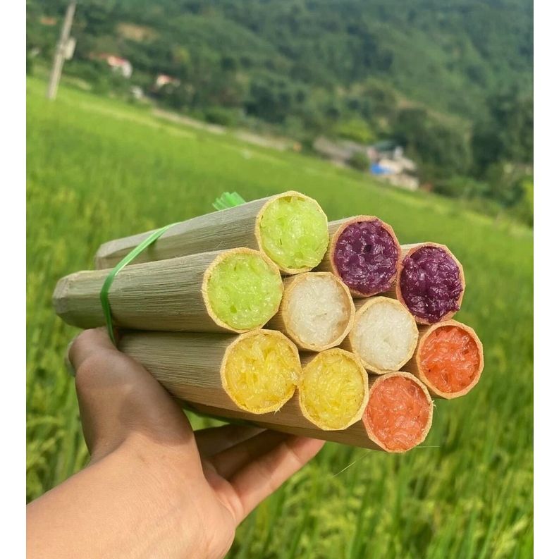 Set 5 ống - Cơm Lam Ngũ sắc Tây Bắc (giao hỏa tốc tphcm)