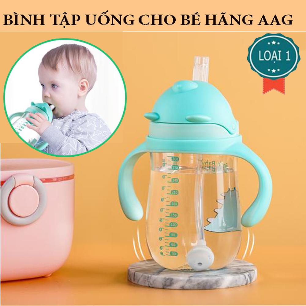 [HÀNG CAO CẤP] Bình, Cốc Tập Uống Nước Cho Bé - Chất liệu cao cấp, an toàn tuyệt đối cho trẻ. Tay cầm cốc hợp lý, có van chống sặc cho trẻ tập uống dễ dàng
