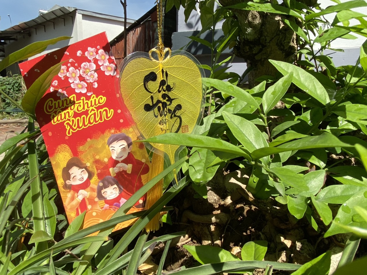 [HCM- Hàng chất lượng] Lá bồ đề in chữ CÁT TƯỜNG-CÁT TƯỜNG NHƯ Ý- Cực đẹp