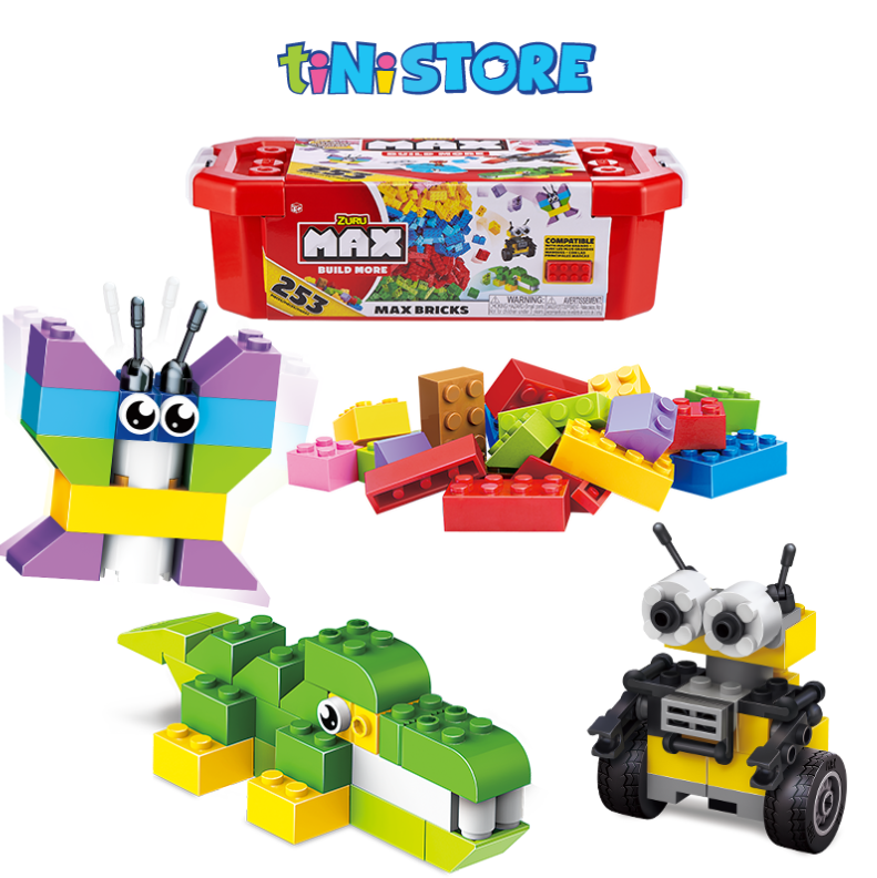 Đồ chơi lắp ráp sáng tạo lego Zuru MAX Builder More 253 mảnh ghép