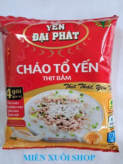 Cháo tổ yến thịt bằm - yến đại phát - gói 50g