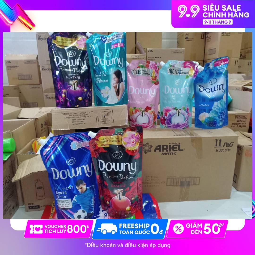 Downy 1.4L fabric outlet happy/charms/cool wind/sweet flowers/sweet flowers/indoor drying/anti-bacteria/passion/Mystic/sun or light sensitive skin