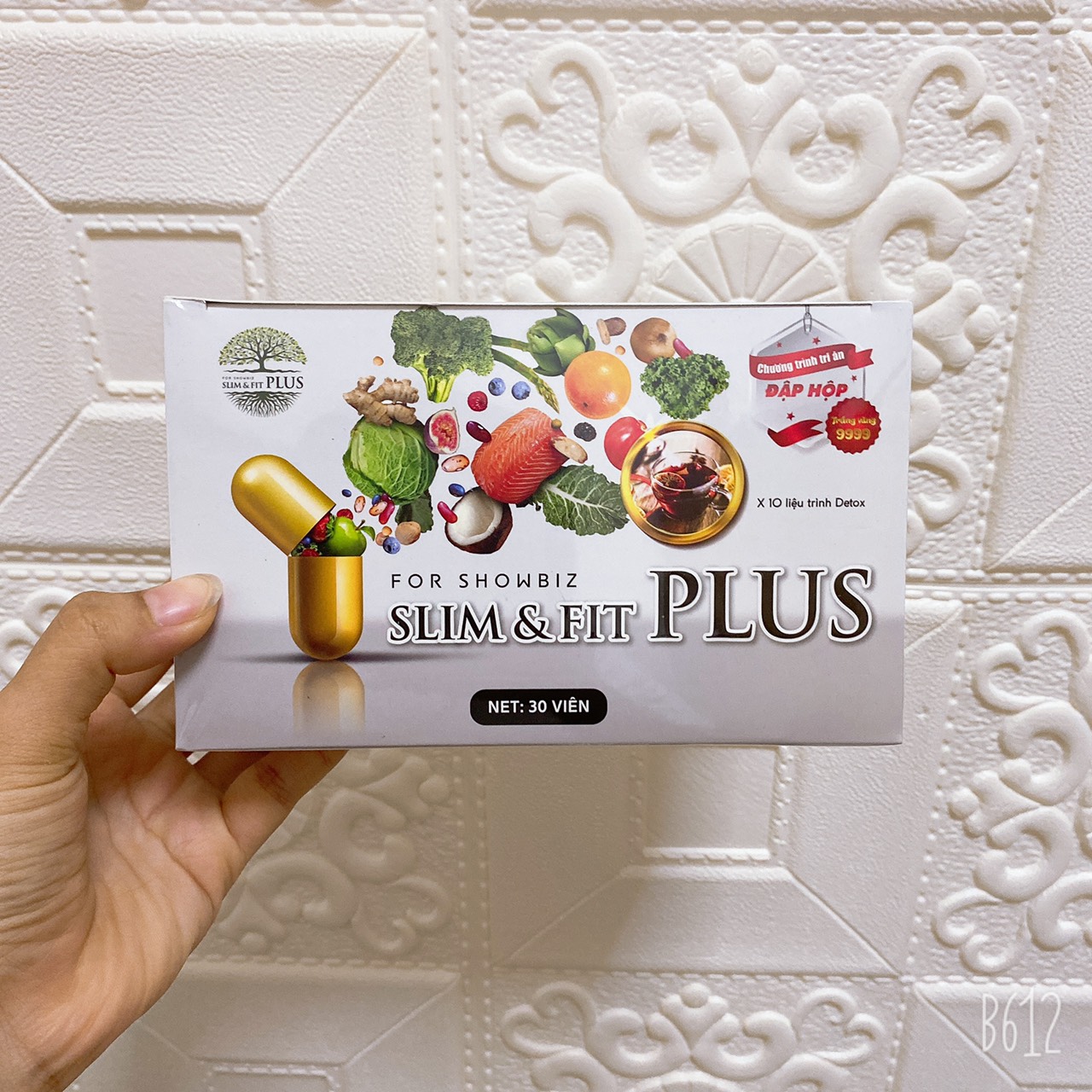 Viên uống giảm cân giảm béo nâng mông Slim fit plus eo thon dáng gọn chuẩn body