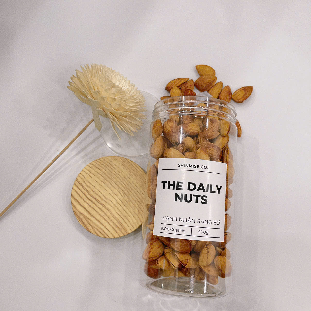 Hạnh Nhân Rang Bơ thơm ngon 1kg tốt cho sức khỏe -The Daily Nuts