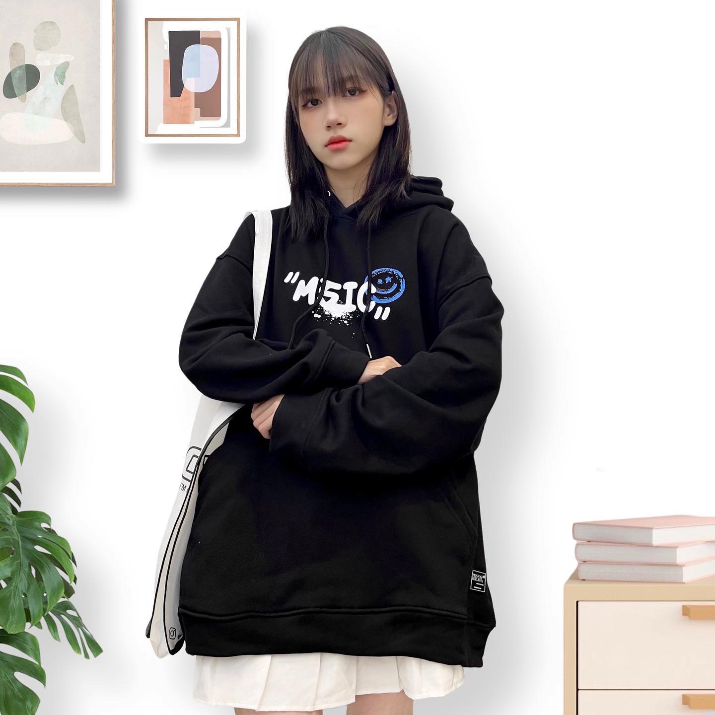 Hoodie msic smile