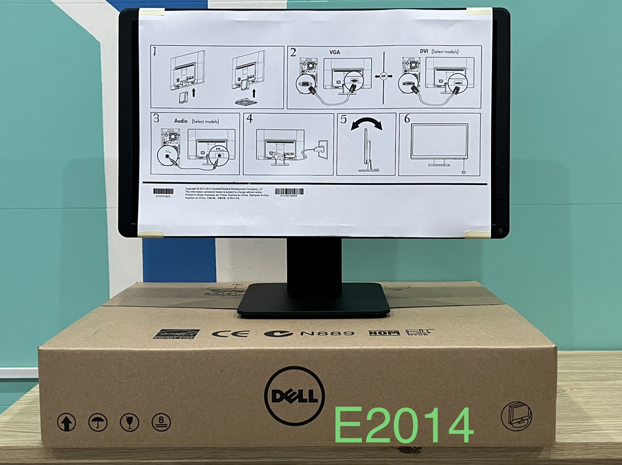 Màn hình vi tính dell e2014 20" inch likenew fullbox bh 24 tháng