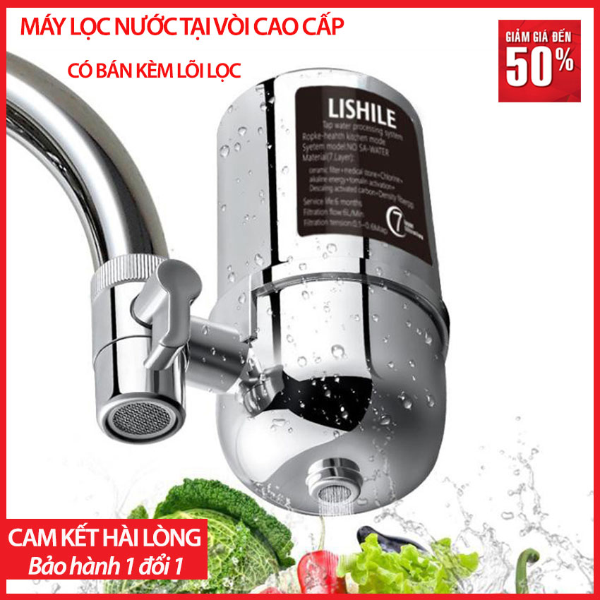 [HÀNG HOT] Máy Lọc Nước Tại Vòi Công Nghệ Cao; Đầu Lọc Nước 7 Lớp; Thiết Bị Lọc Nước Tại Vòi Tự Động; Lọc Đến 99% Cặn Bẩn, Tạp Chất Có Trong Nước Sinh Hoạt; Chất Liệu Chuẩn Y Tế ABS Phù Hợp Với Các Loại Vòi;BH1 ĐỔI1