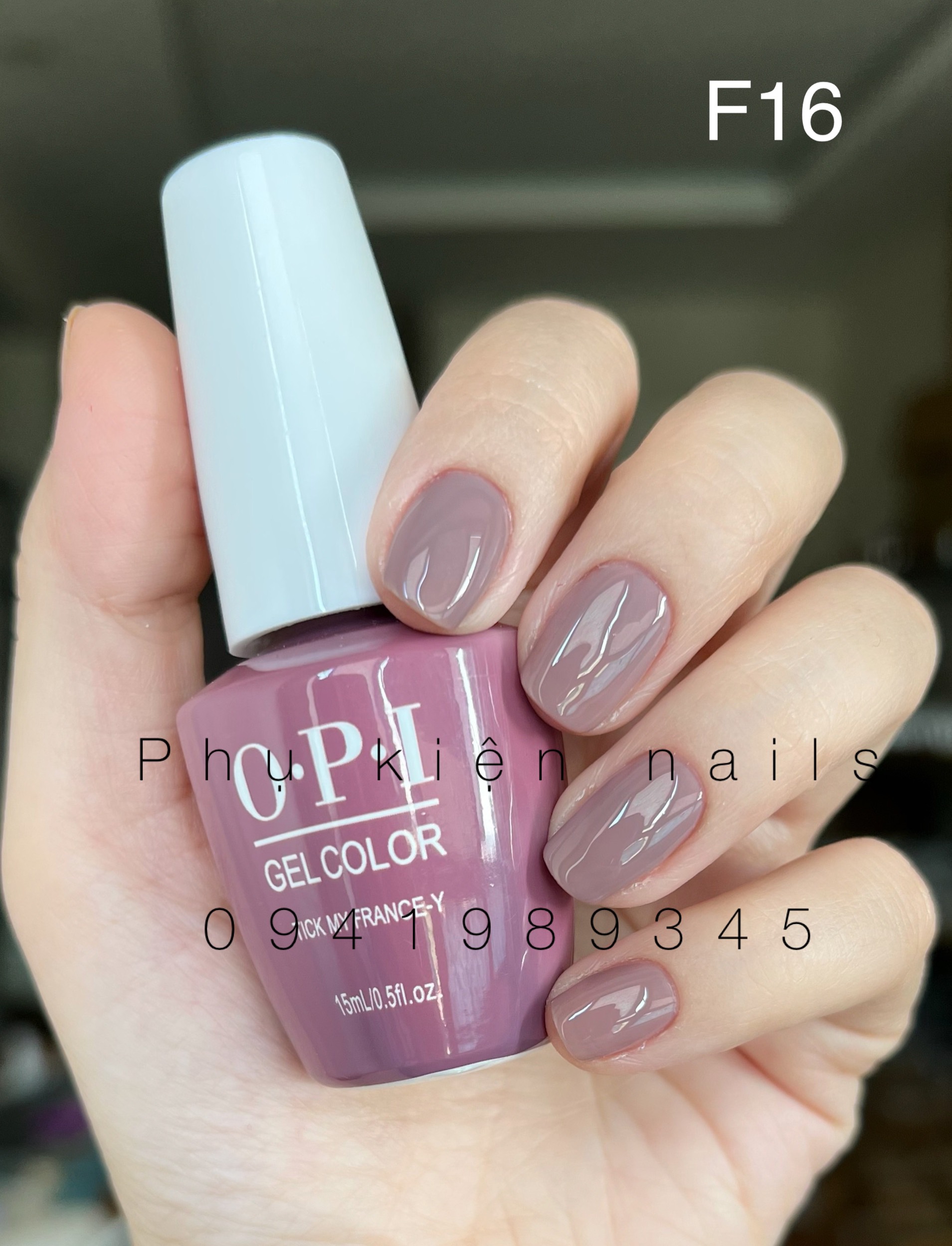 Sale 50% Sơn Móng Tay -Sơn Gel Hơ Máy Opi (GCF16)
