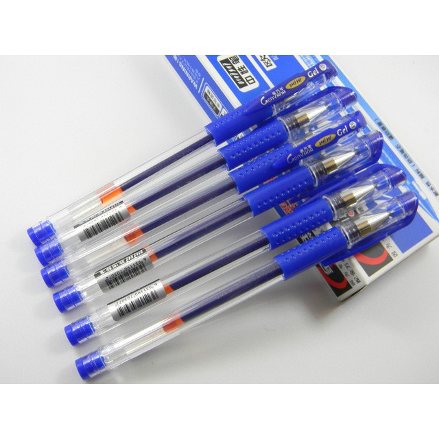 Combo 12 Bút viết nước bút gel mini giá rẻ ( mực xanh )