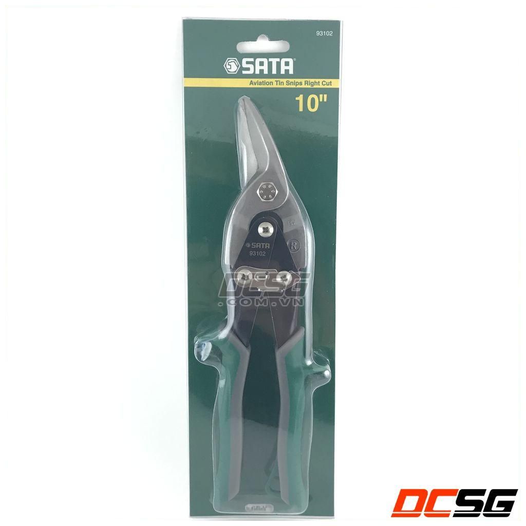 Kéo cắt tôn mũi cong trái Sata 93102