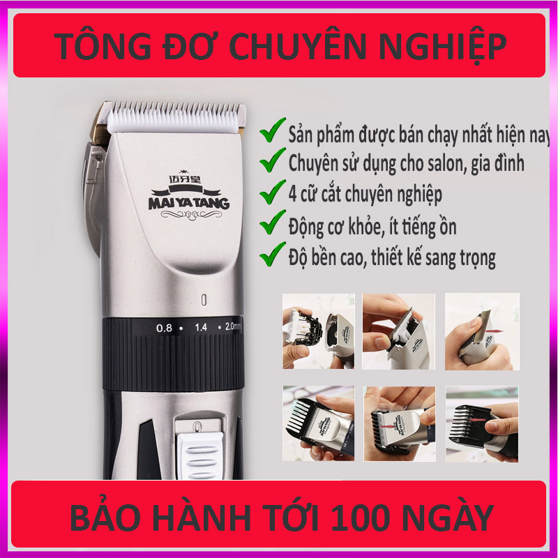 Tông Đơ Cắt Tóc Chuyên Nghiệp, Tăng Đơ. Dùng Cho Thợ Chuyên Nghiệp - Salon - Gia Đình - Cho bé…Mua Ngay!
