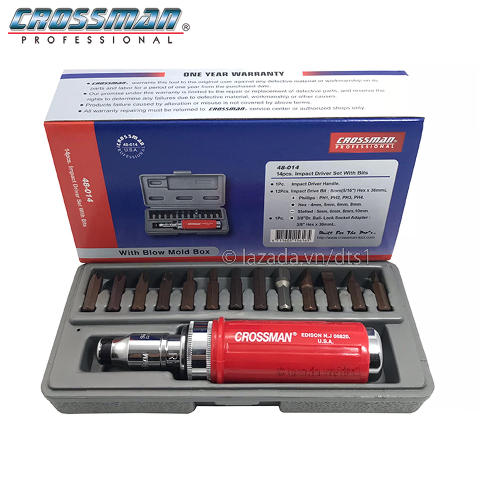 Bộ tô vít đóng 13 mũi cao cấp crossman 48-014 - bộ tuốc nơ vít đóng crossman professional