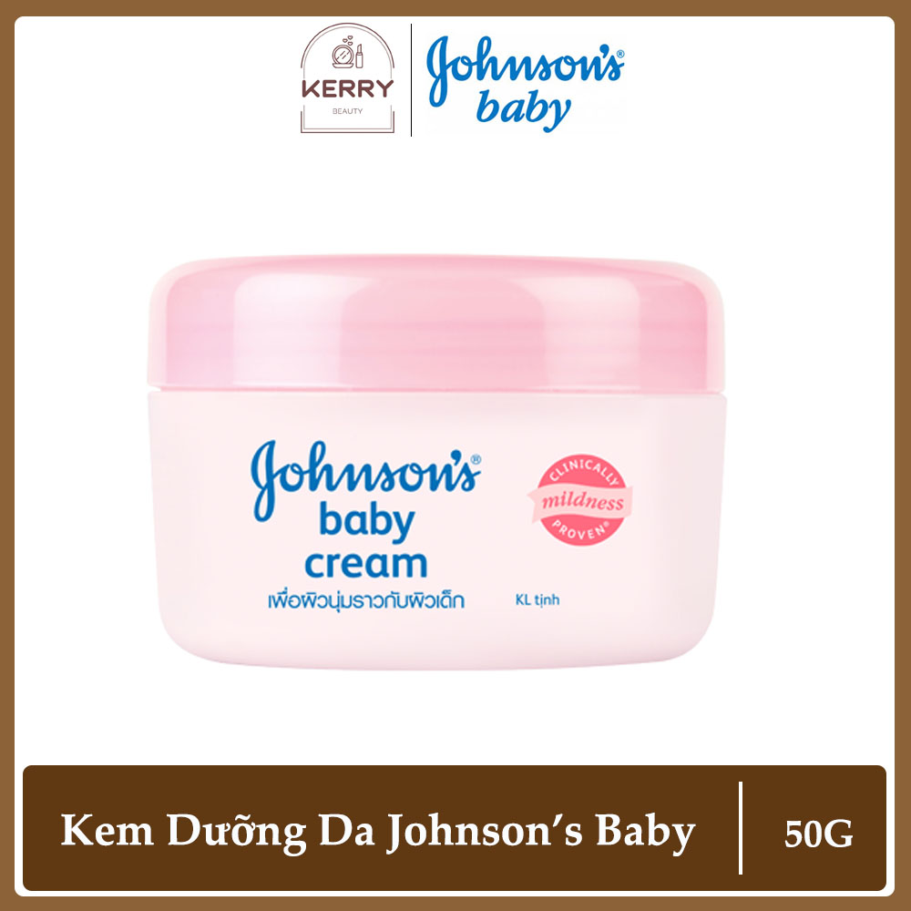 Kem dưỡng da johnson's baby nắp hồng 50g - hsd 07/2024