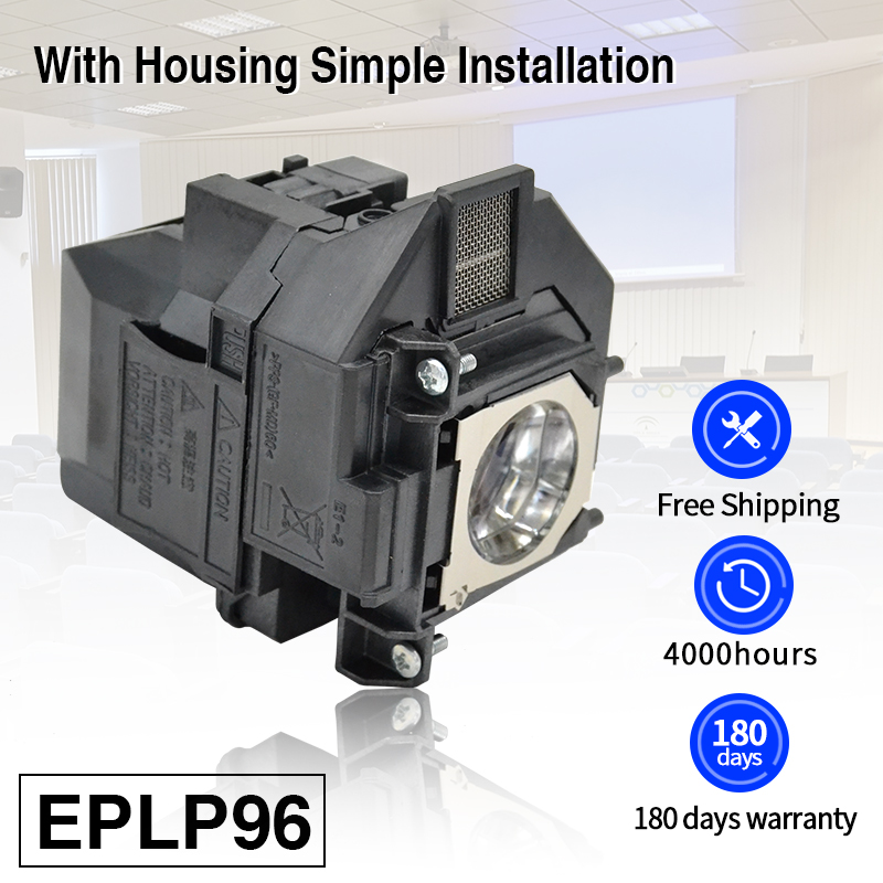 Độ sáng cao elplp96 đèn chiếu cho Epson EB-X41E B-X05 EB-W41 EB-U05 EB-S41 EB-S05 EH-TW650 EH-TW5650 EB-W42 EB-W05 bóng đèn