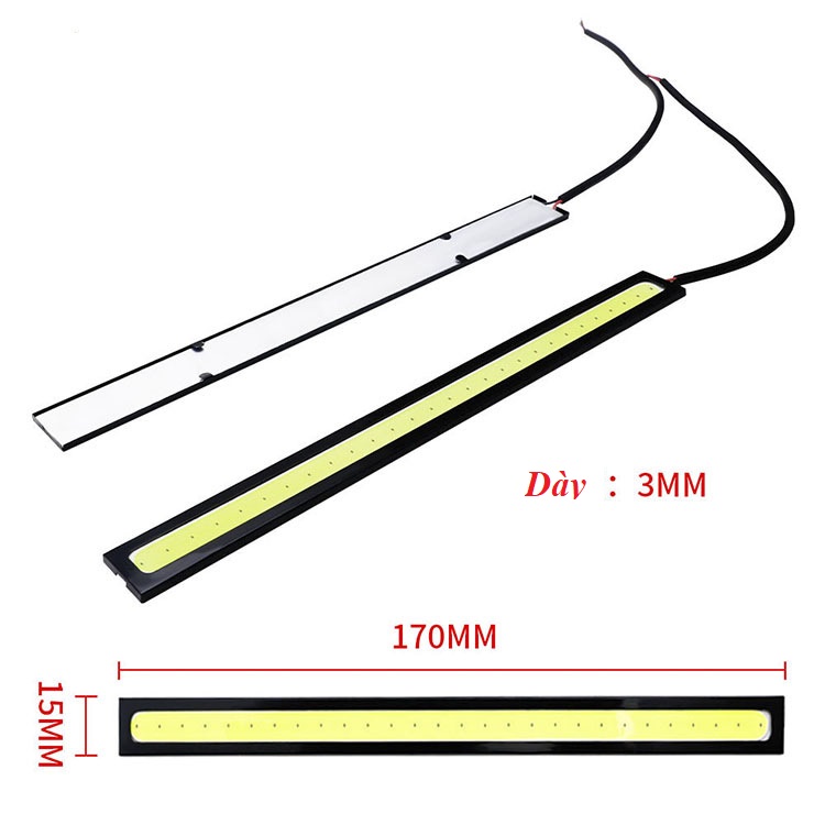 1 bóng đèn led cob 17cm siêu sáng