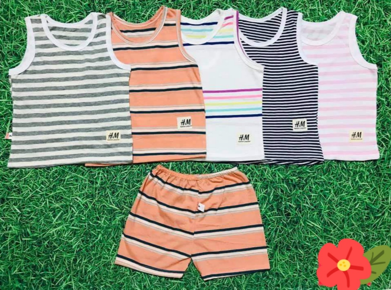 [SALE SỐC T11] Combo 4 Bộ đồ ba lổ trẻ em SỌC MỀM MỊN cho Bé trai,bé gái (6-18kg)