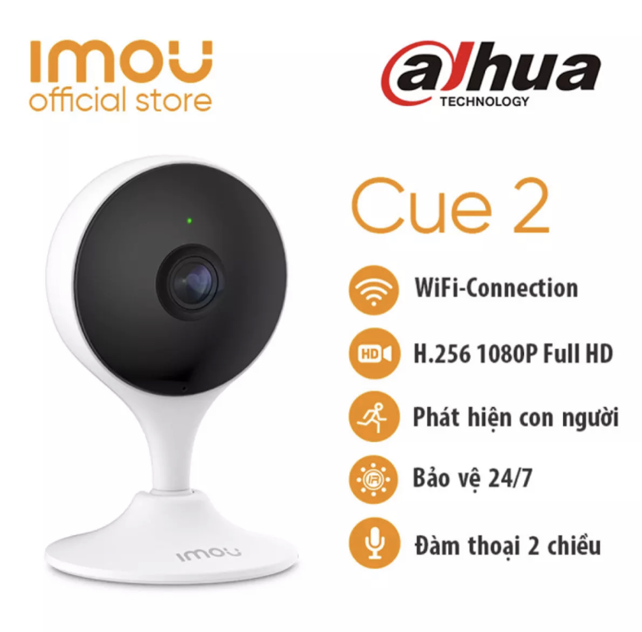 Camera ip wifi 1080p ipc-c22fp-imou đàm thoại 2 chiều